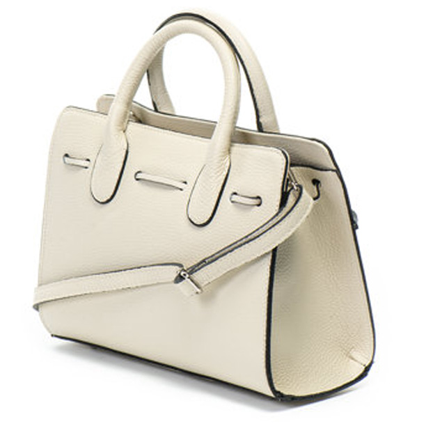 Geanta de mana din piele naturala Antonia Moretti AM0652, Bej, #2, Bagsy