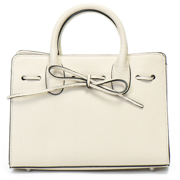 Geanta de mana din piele naturala Antonia Moretti AM0652, Bej, #1, Bagsy