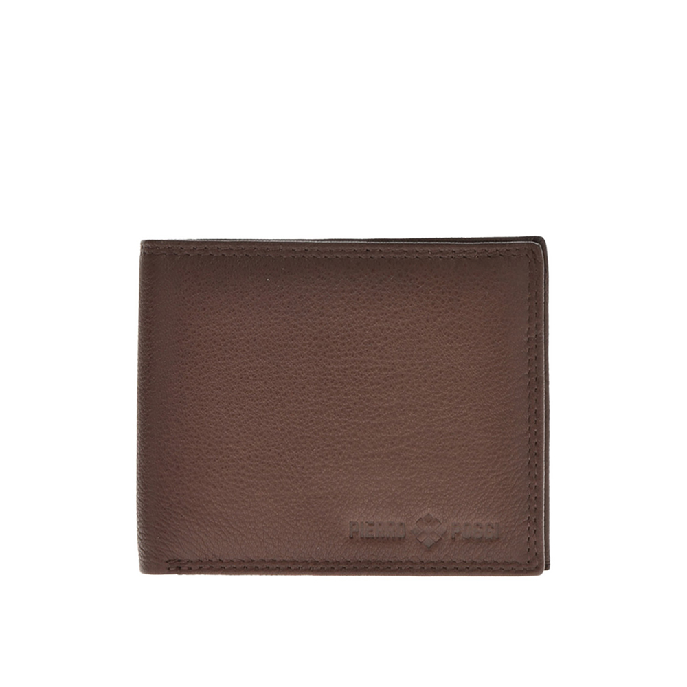 Portofel din piele naturala Pierro Poggi PP1002, Maro, #1, Bagsy