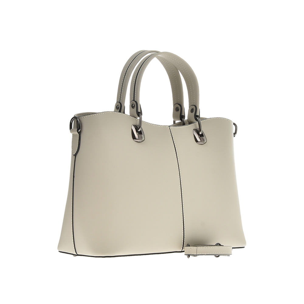 Geanta de mana din piele naturala Chiara Canotti CC1246, Bej, #2, Bagsy