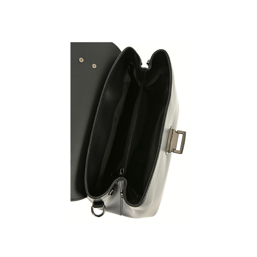 Geanta de mana din piele naturala Antonia Moretti AM1304, Negru, #9, Bagsy