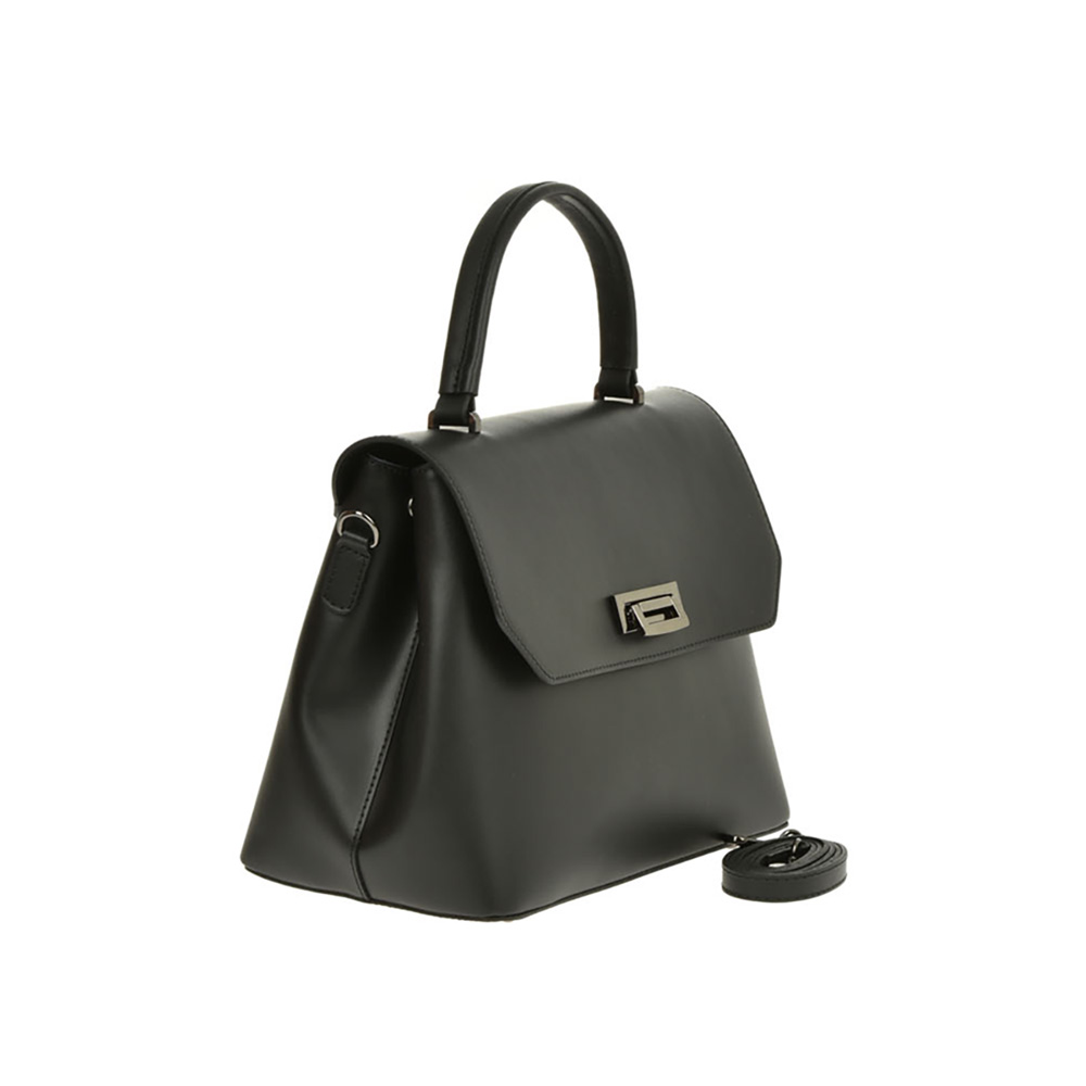 Geanta de mana din piele naturala Antonia Moretti AM1304, Negru, #5, Bagsy