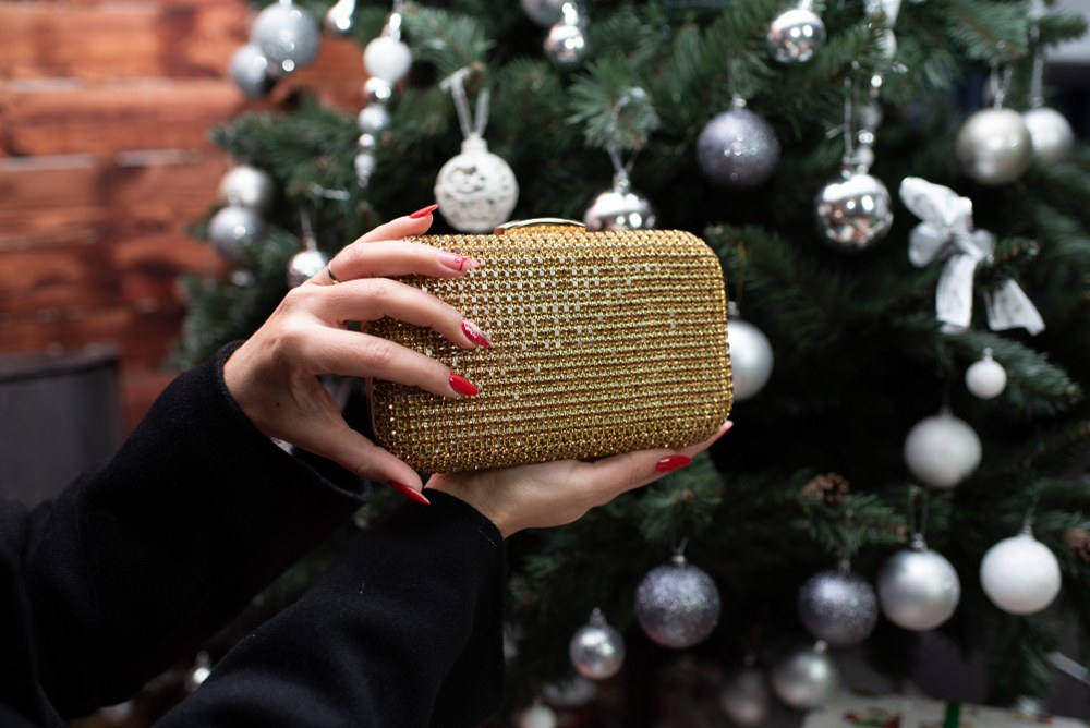 Geanta de ocazie Chiara Canotti CC1315, Auriu, #6, Bagsy