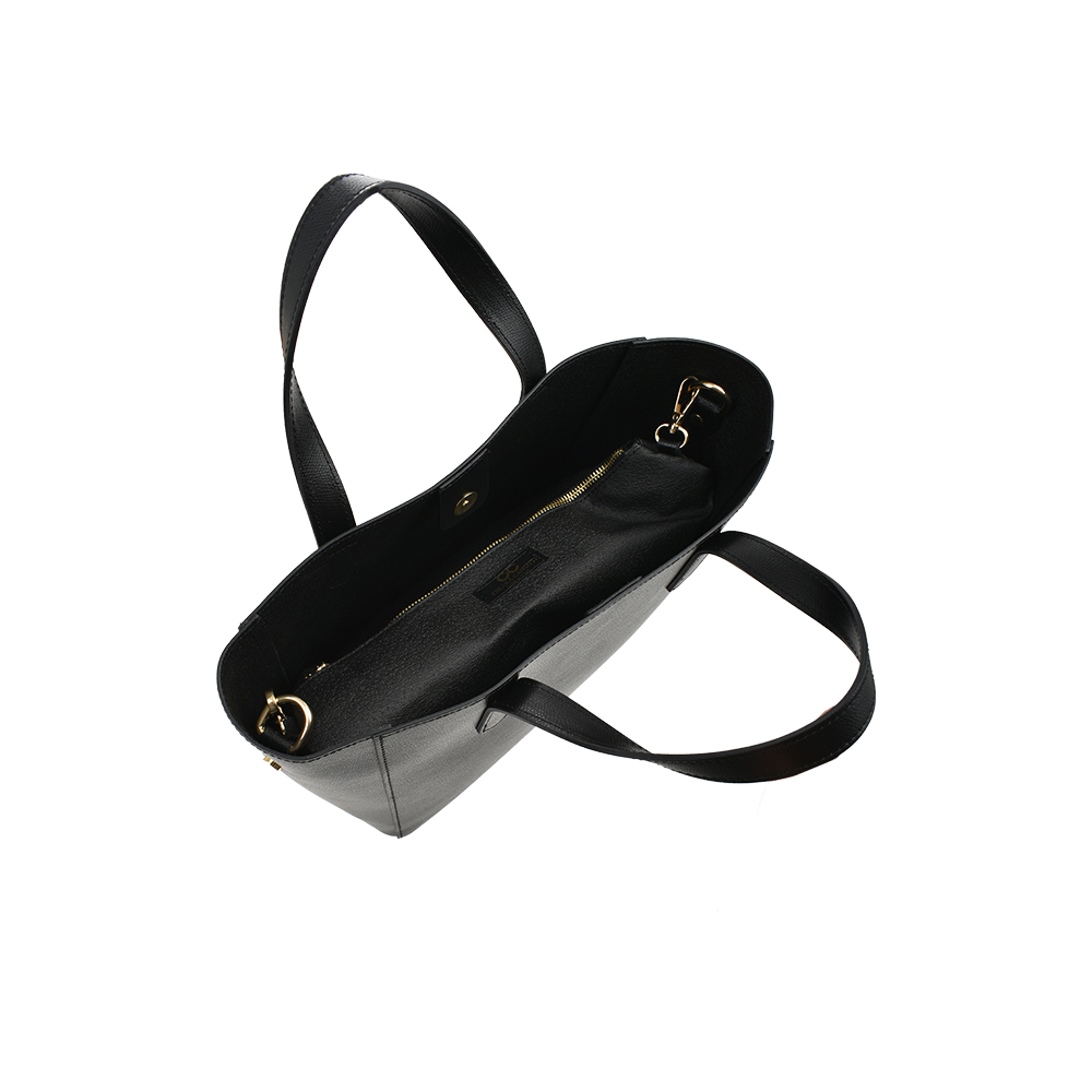 Geanta de mana din piele naturala Chiara Canotti CC1319, Negru, #4, Bagsy