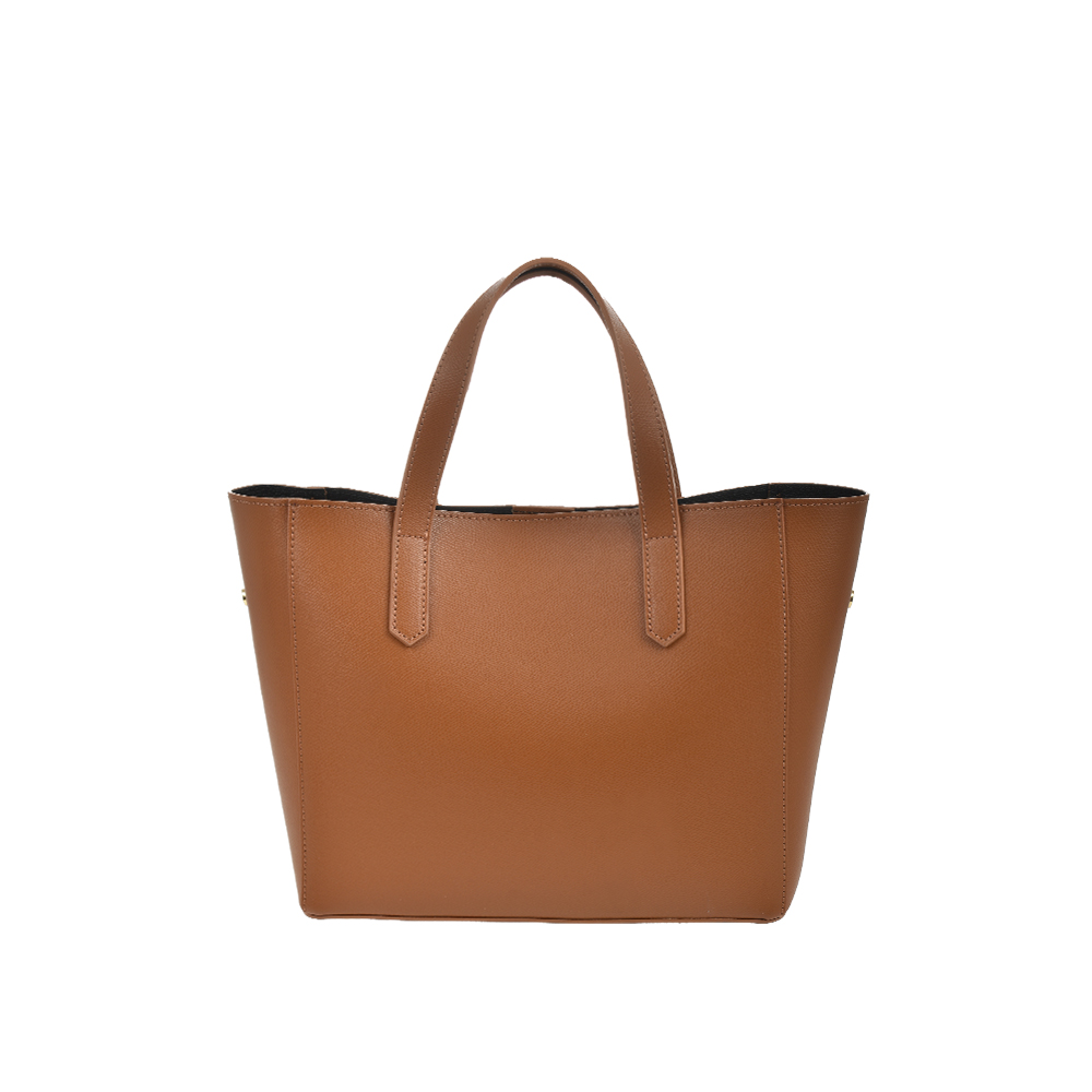Geanta de mana din piele naturala Chiara Canotti CC1319, Cognac, #3, Bagsy