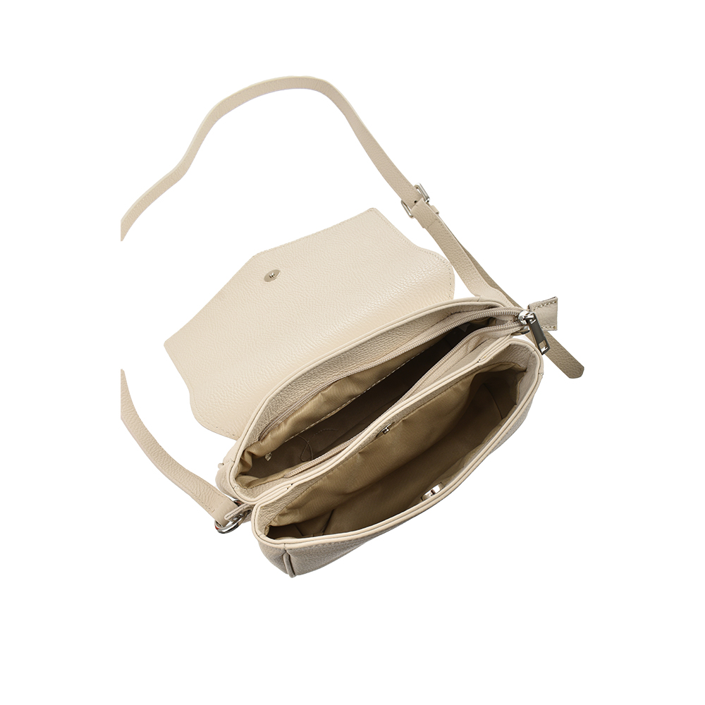 Geanta de umar din piele naturala Antonia Moretti AM1320, Bej, #4, Bagsy