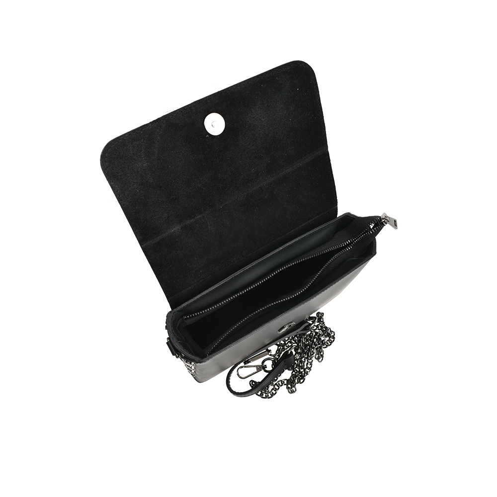 Geanta de mana din piele naturala Antonia Moretti AM1322, Negru, #3, Bagsy