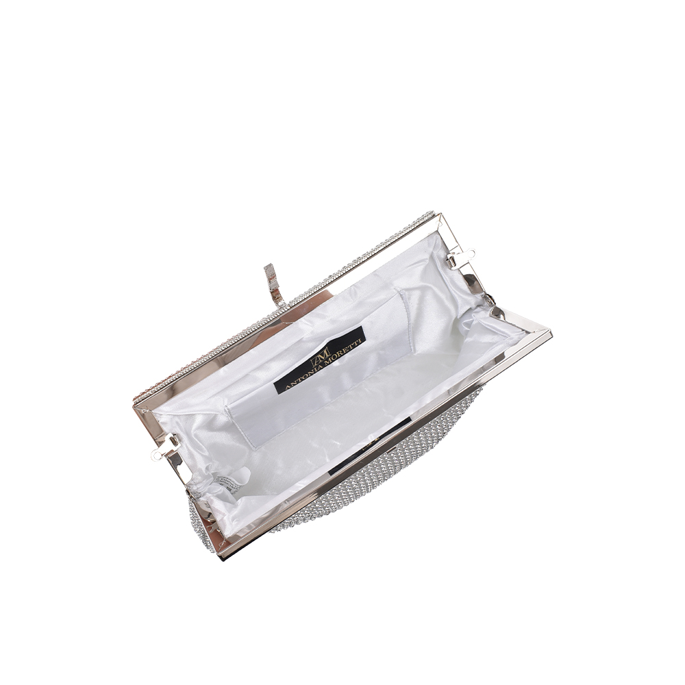 Geanta de ocazie Antonia Moretti AM1325, Argintiu, #4, Bagsy