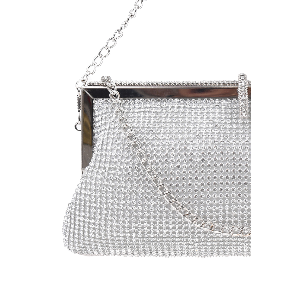 Geanta de ocazie Antonia Moretti AM1325, Argintiu, #5, Bagsy