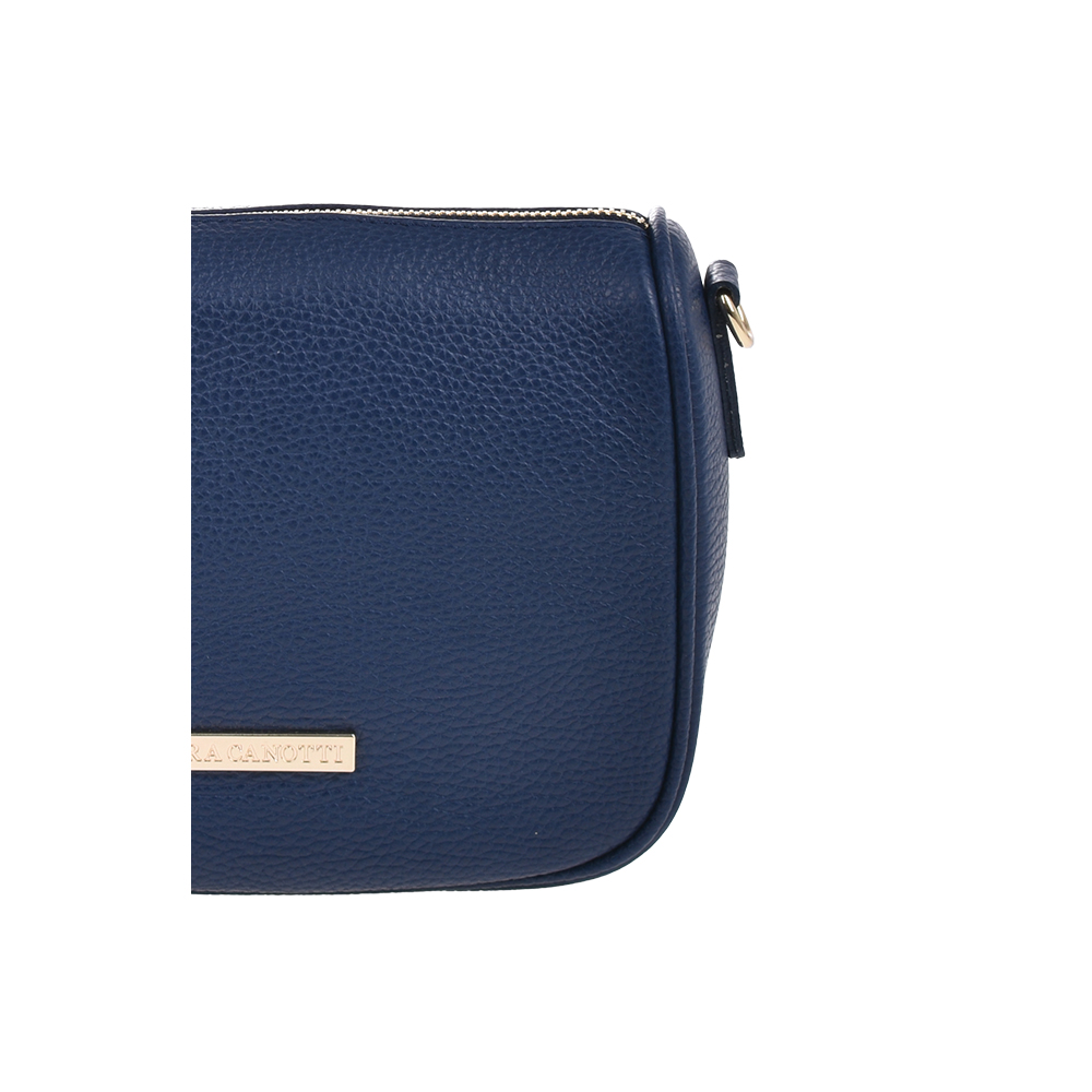 Geanta de umar din piele naturala Chiara Canotti CC1330, Albastru, #5, Bagsy