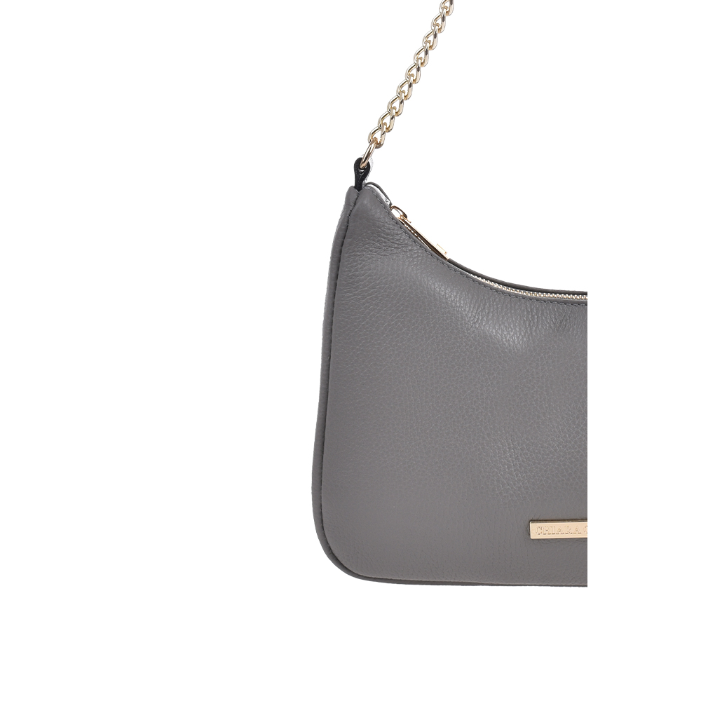 Geanta de mana din piele naturala Chiara Canotti CC1331, Gri, #5, Bagsy