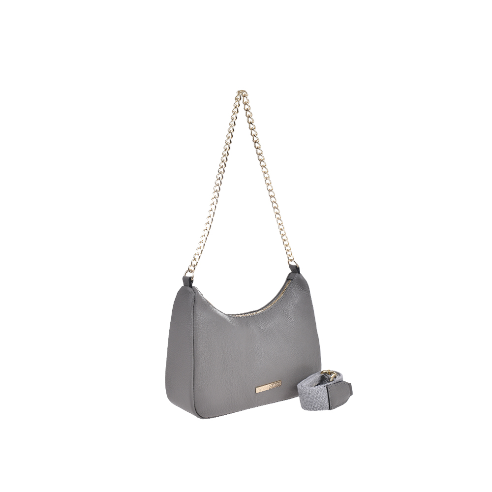 Geanta de mana din piele naturala Chiara Canotti CC1331, Gri, #2, Bagsy