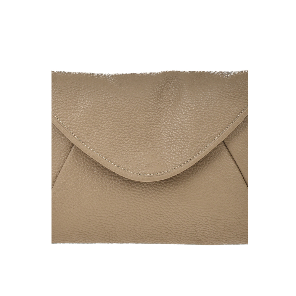 Geanta de umar din piele naturala Chiara Canotti CC1333, Grej, #5, Bagsy