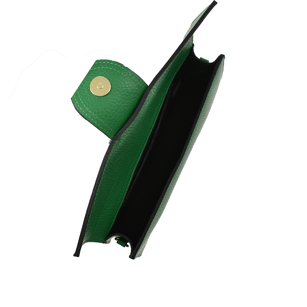 Geanta de mana din piele naturala Chiara Canotti CC1334, Verde, #4, Bagsy