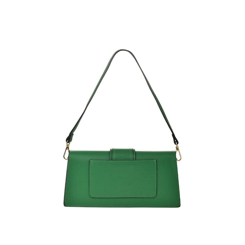 Geanta de mana din piele naturala Chiara Canotti CC1334, Verde, #3, Bagsy