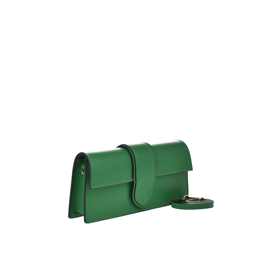 Geanta de mana din piele naturala Chiara Canotti CC1334, Verde, #2, Bagsy