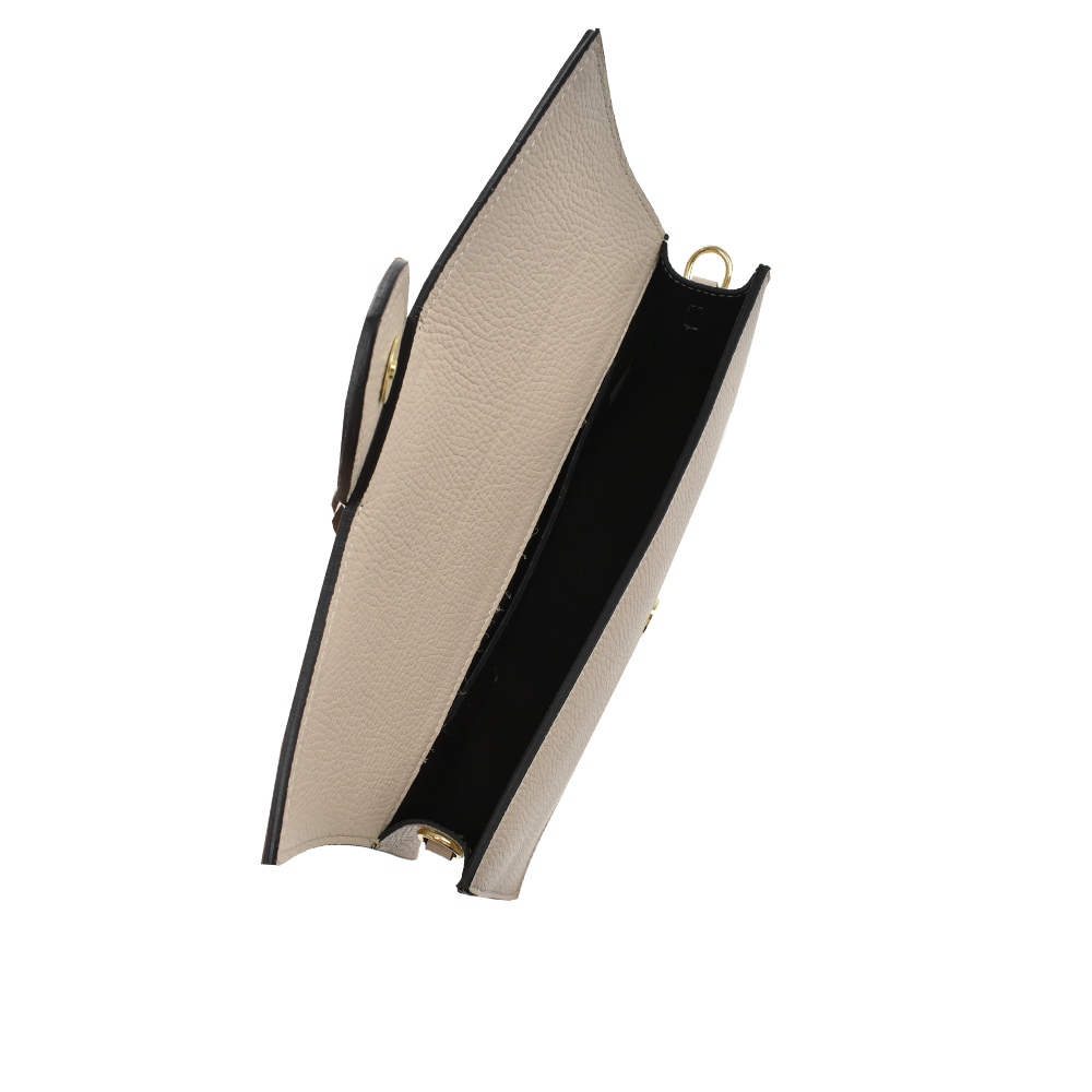 Geanta de mana din piele naturala Chiara Canotti CC1334, Bej, #4, Bagsy