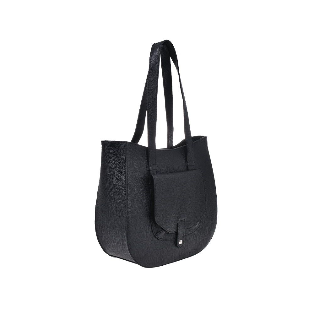 Geanta de umar din piele naturala Chiara Canotti CC1336, Negru, #2, Bagsy