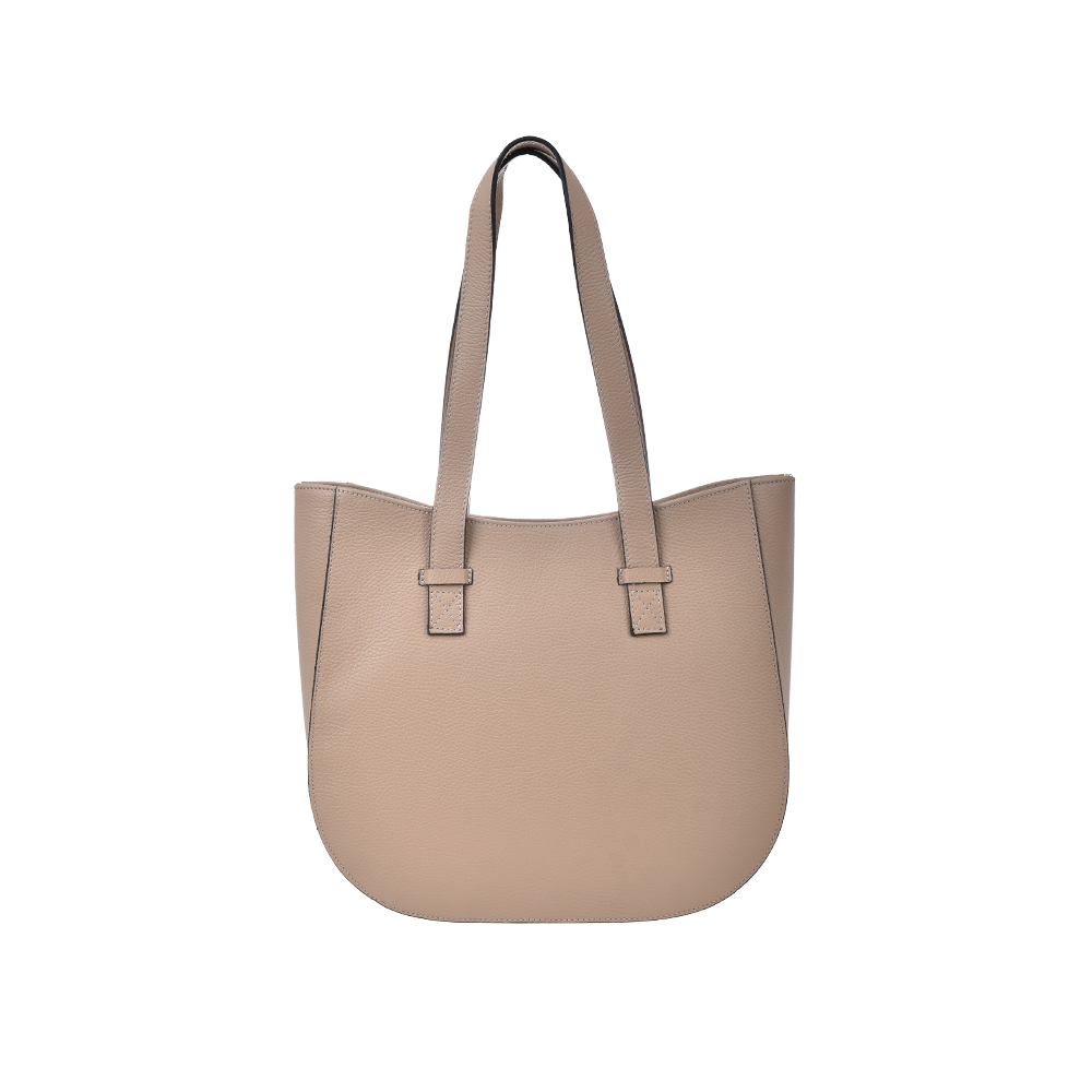 Geanta de umar din piele naturala Chiara Canotti CC1336, Grej, #3, Bagsy