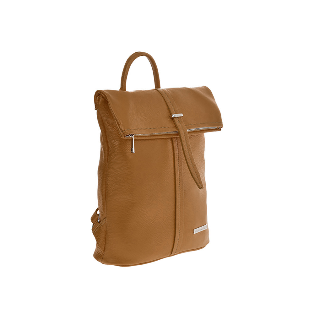Rucsac dama din piele naturala Antonia Moretti AM0738, Cognac, #2, Bagsy