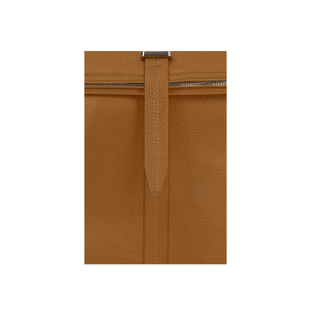 Rucsac dama din piele naturala Antonia Moretti AM0738, Cognac, #5, Bagsy