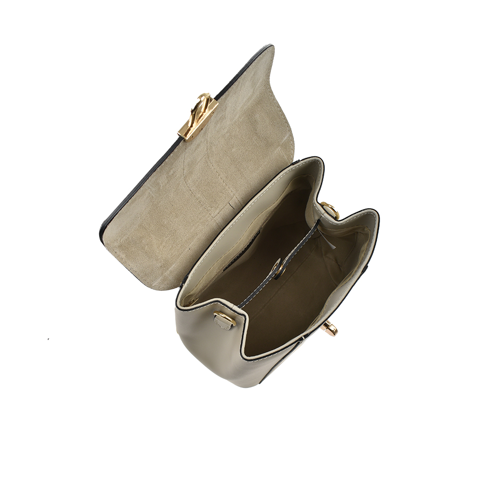 Rucsac dama din piele naturala Antonia Moretti AM1216, Bej, #4, Bagsy