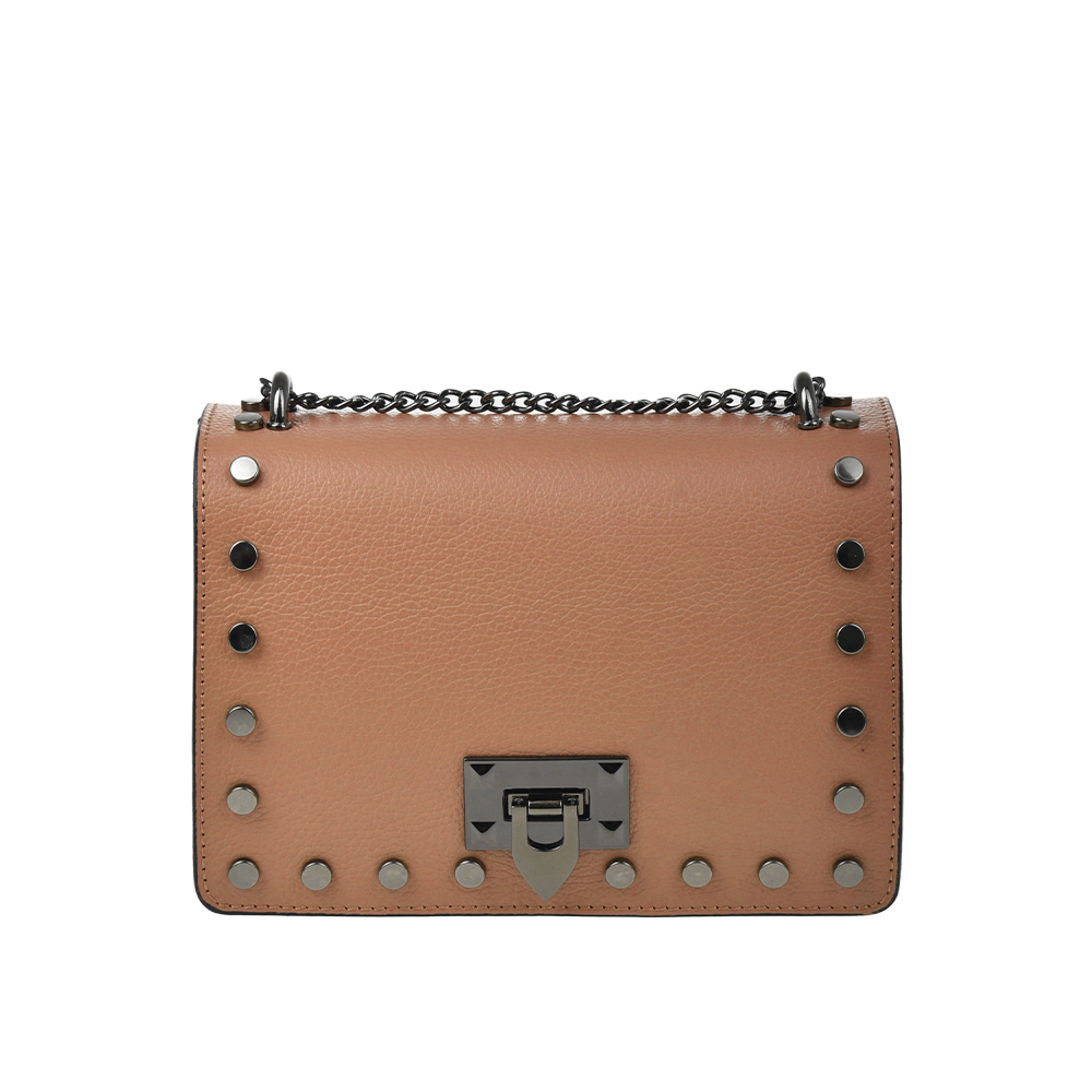 Geanta de umar din piele naturala Antonia Moretti AM1247, Cognac, #1, Bagsy