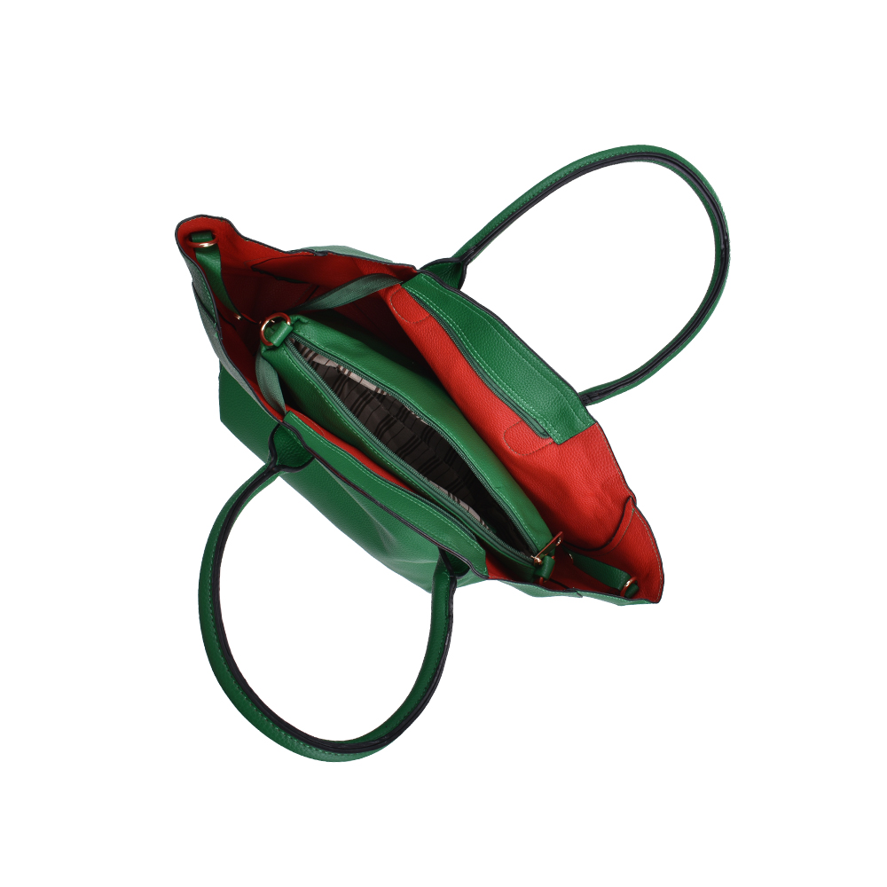 Geanta de mana Francesca Rossi FR6096, Verde, Nr. 4, Bagsy