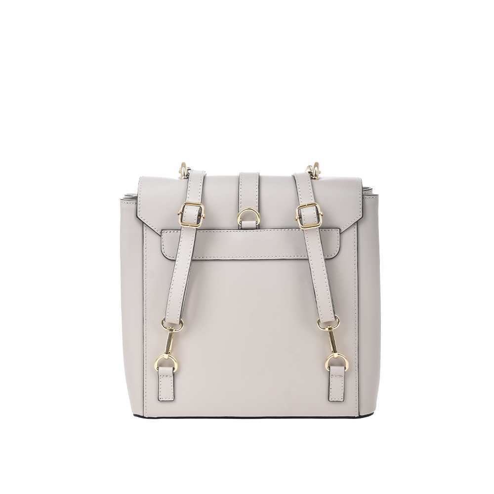 Rucsac dama din piele naturala Antonia Moretti AM1206, Bej, #3, Bagsy