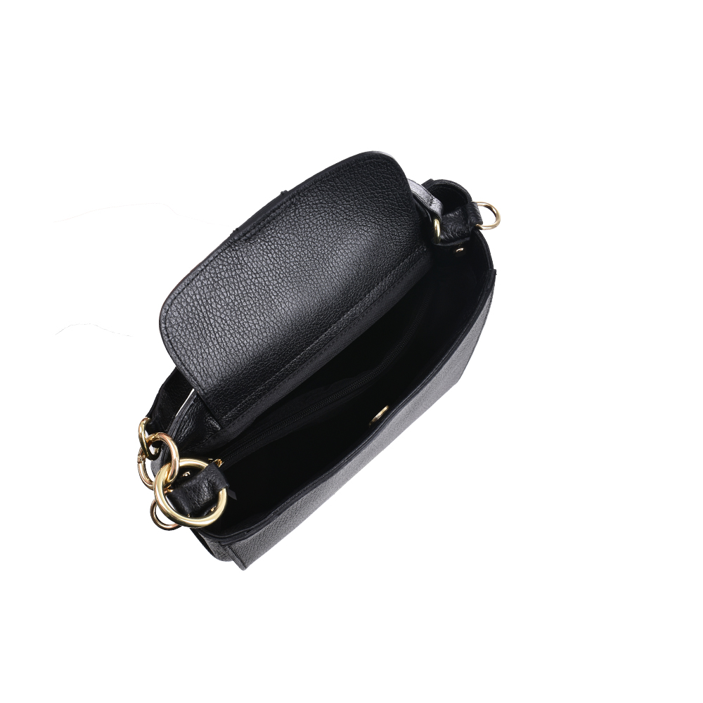 Geanta de mana din piele naturala Antonia Moretti AM1084, Negru, #4, Bagsy