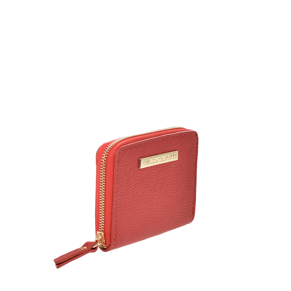 Portofel dama din piele naturala Chiara Canotti CC1375, Rosu, #2, Bagsy