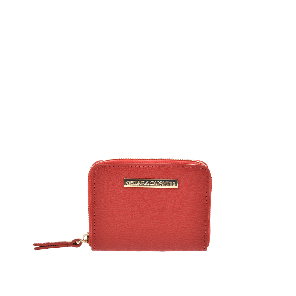 Portofel dama din piele naturala Chiara Canotti CC1375, Rosu, #1, Bagsy