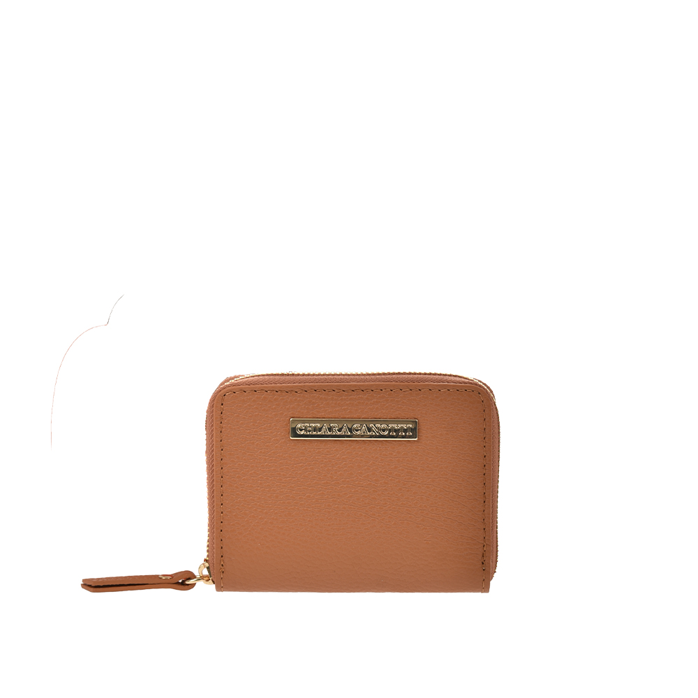 Portofel dama din piele naturala Chiara Canotti CC1375, Cognac, #1, Bagsy