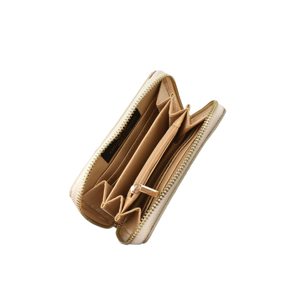 Portofel dama din piele naturala Chiara Canotti CC1375, Bej, #4, Bagsy