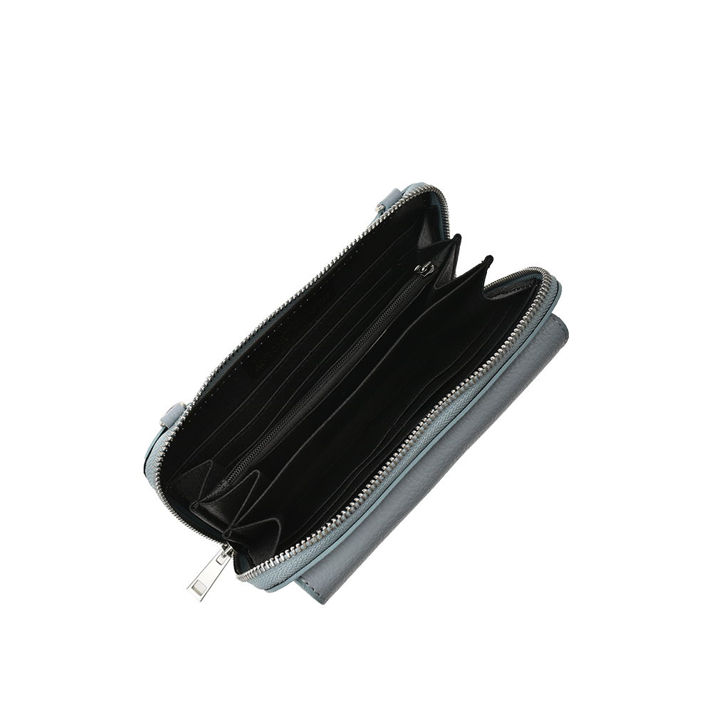 Geanta de umar din piele naturala Antonia Moretti AM1338, Bleu, #4, Bagsy