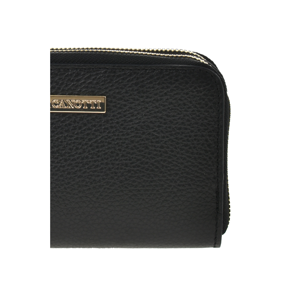 Portofel dublu dama din piele natruala Chiara Canotti CC1376, Negru, #5, Bagsy