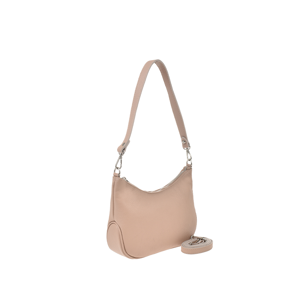 Geanta de mana din piele naturala Antonia Moretti AM1339, Roz prafuit, #2, Bagsy