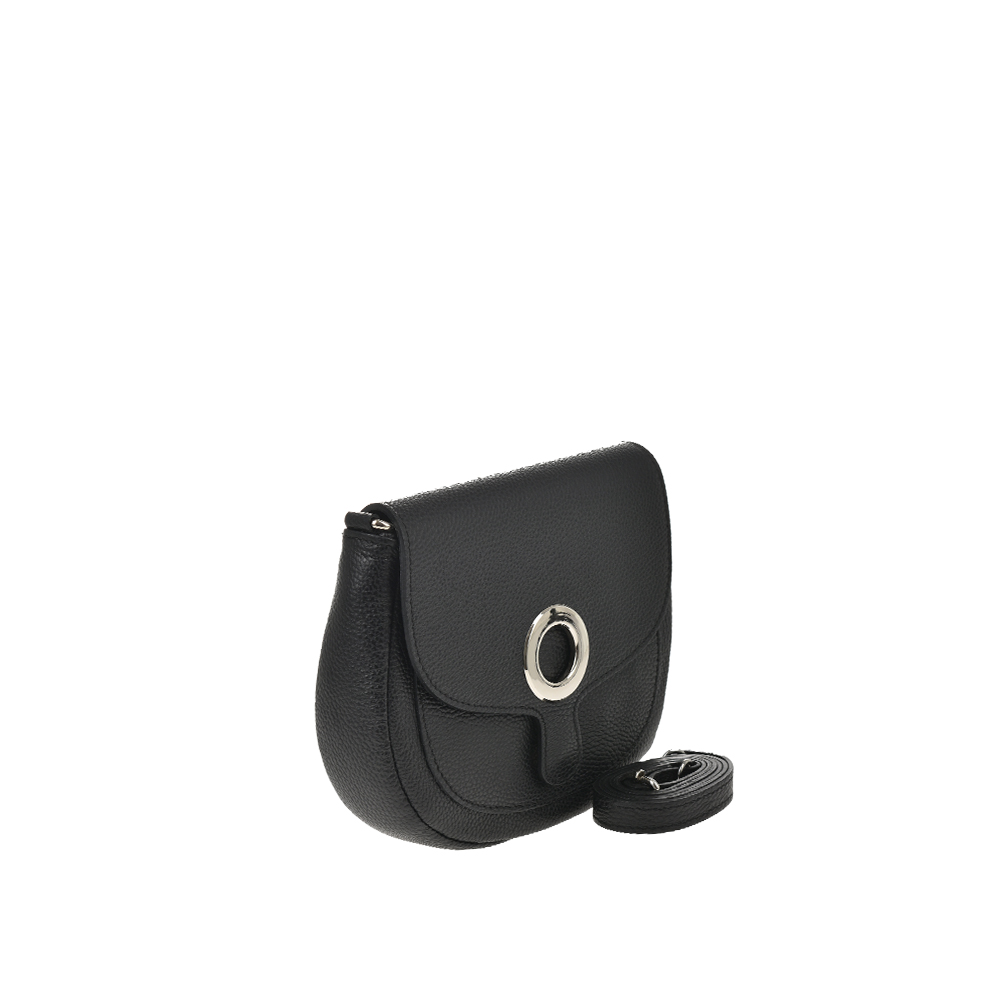 Geanta de umar din piele naturala Antonia Moretti AM1341, Negru, #2, Bagsy