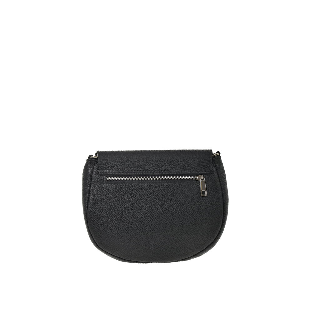 Geanta de umar din piele naturala Antonia Moretti AM1341, Negru, #3, Bagsy