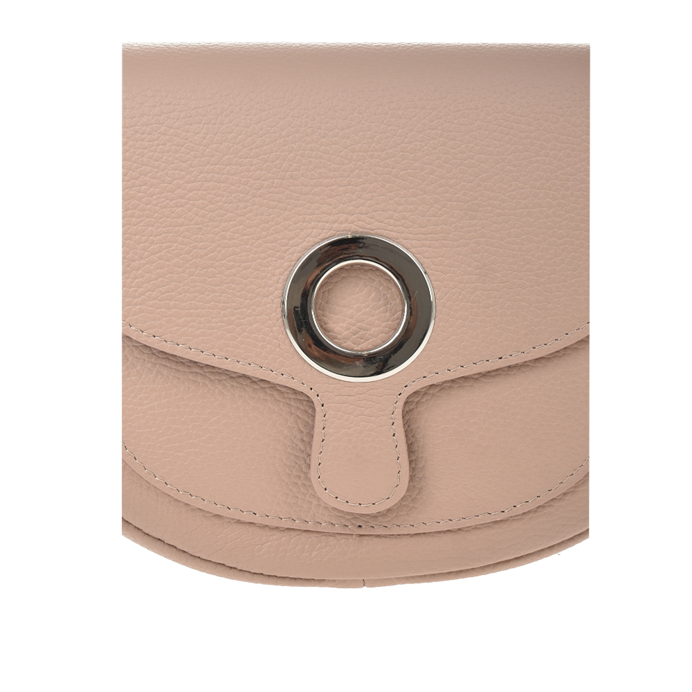 Geanta de umar din piele naturala Antonia Moretti AM1341, Roz prafuit, #5, Bagsy