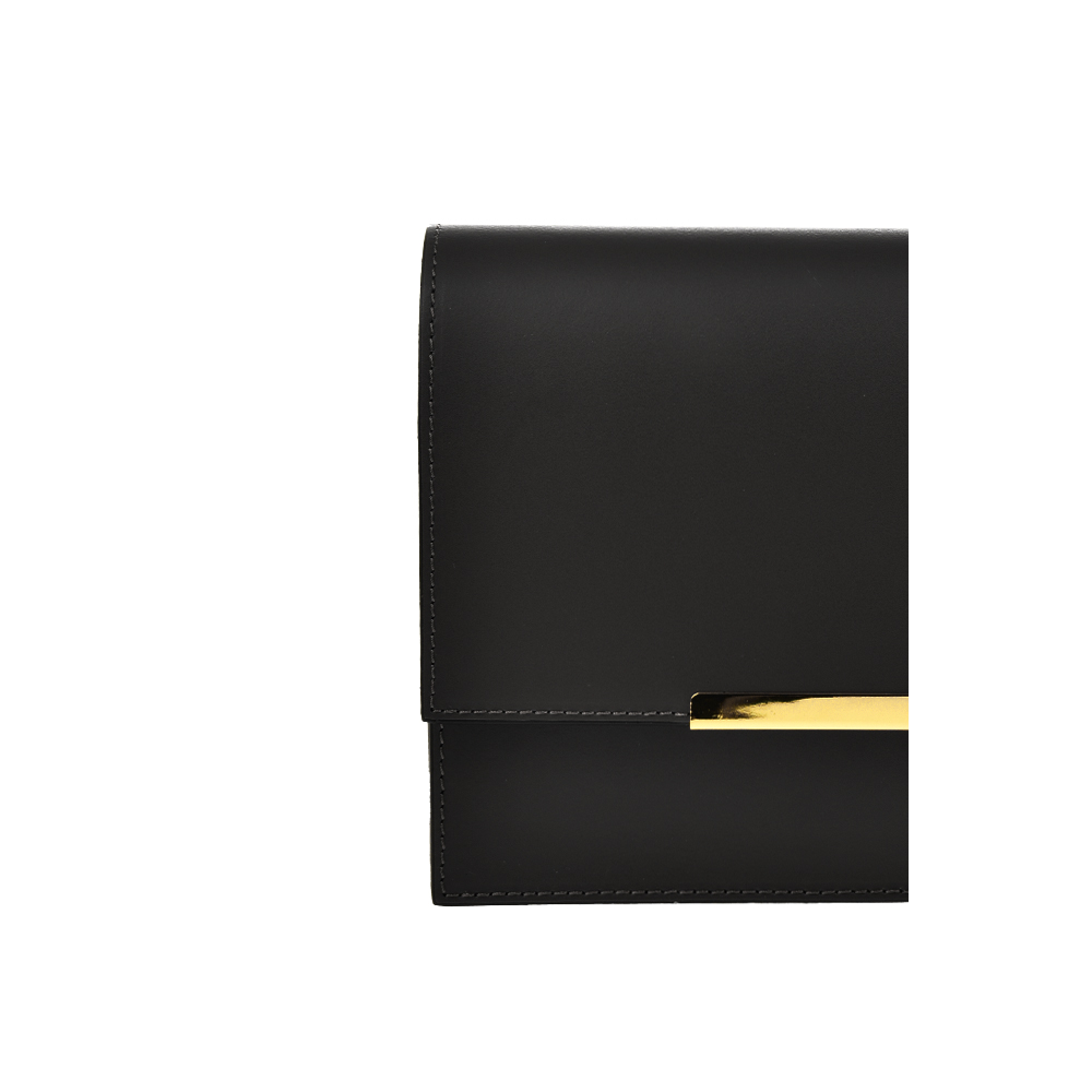 Geanta de umar din piele naturala Antonia Moretti AM1344, Negru, #5, Bagsy