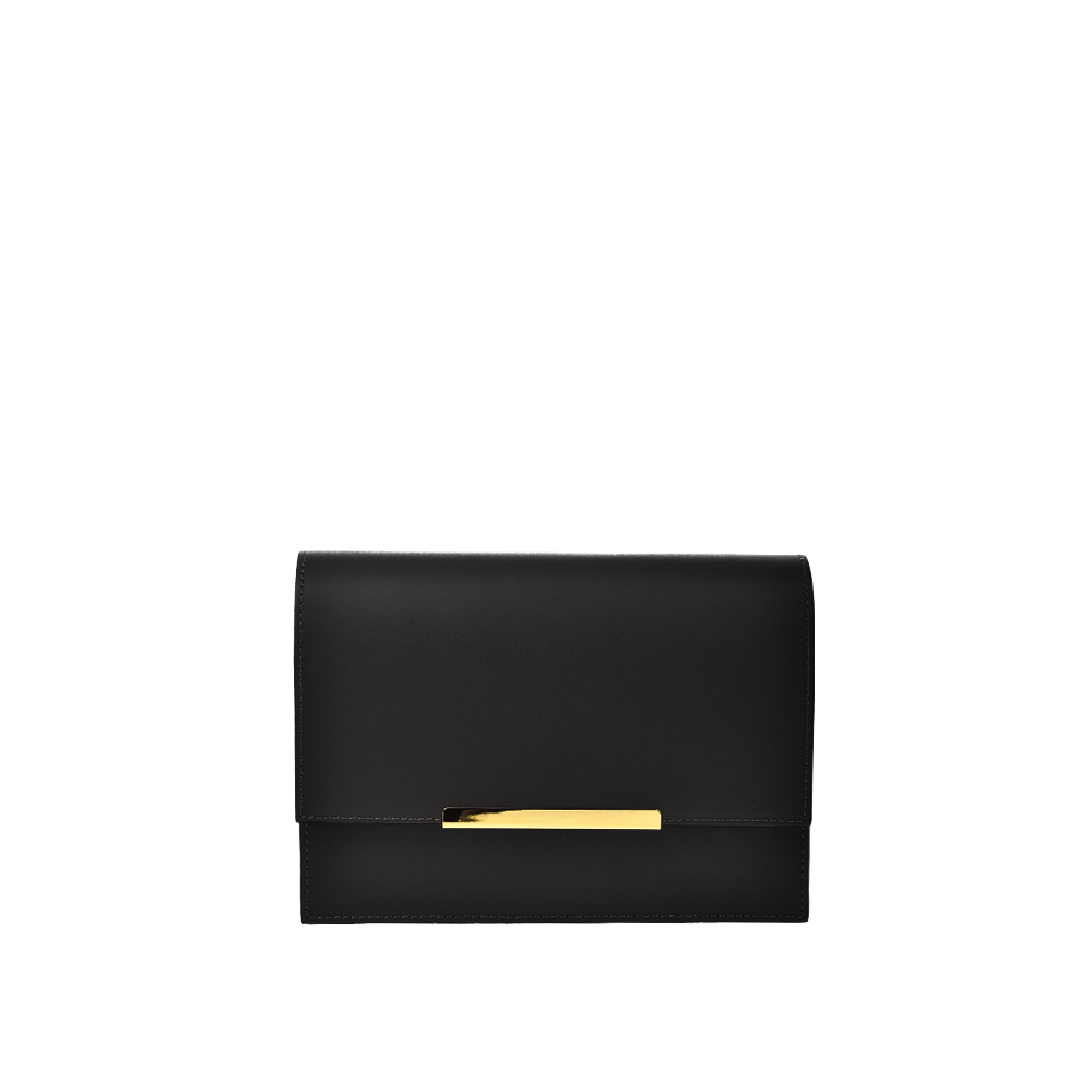 Geanta de umar din piele naturala Antonia Moretti AM1344, Negru, #1, Bagsy