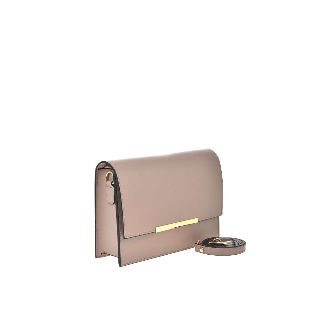 Geanta de umar din piele naturala Antonia Moretti AM1344, Roz prafuit, #2, Bagsy