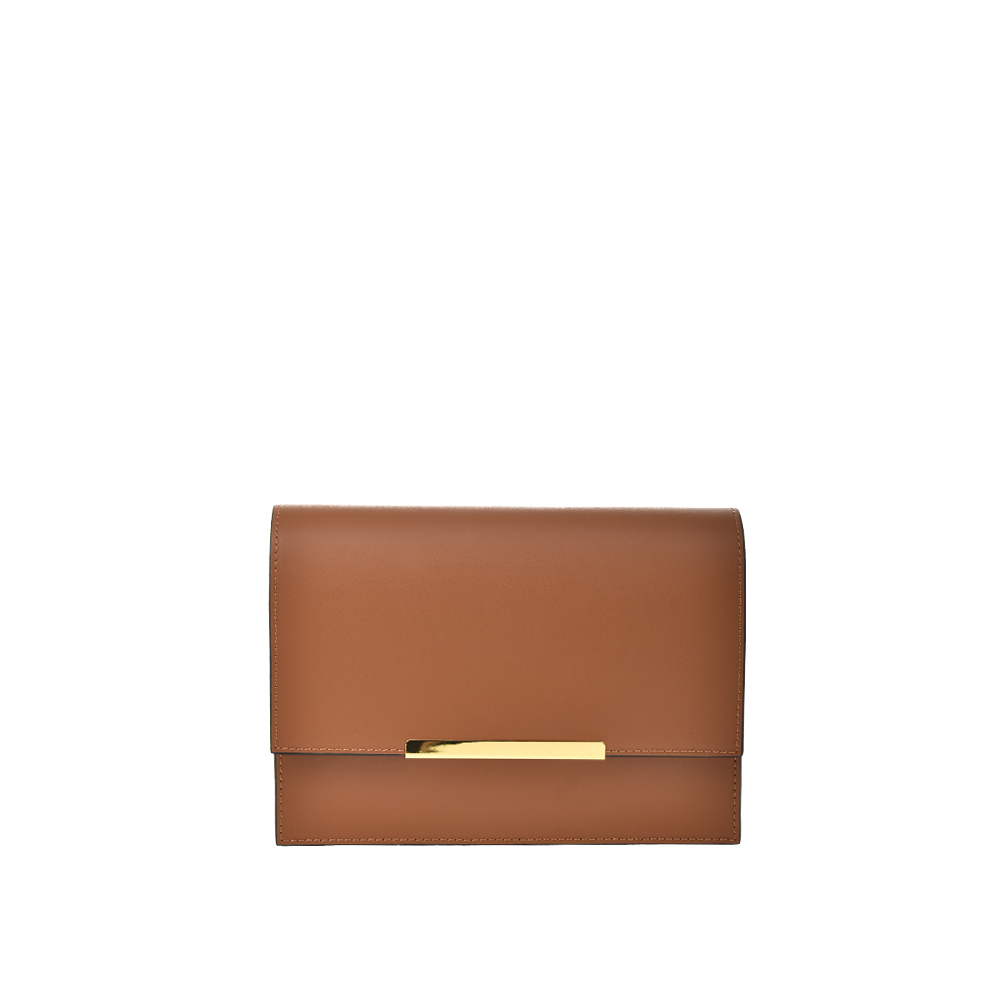 Geanta de umar din piele naturala Antonia Moretti AM1344, Cognac, #1, Bagsy