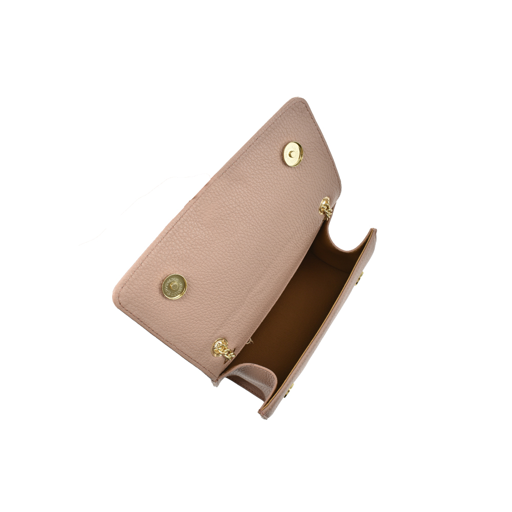 Geanta de umar din piele naturala Antonia Moretti AM1346, Roz prafuit, #4, Bagsy