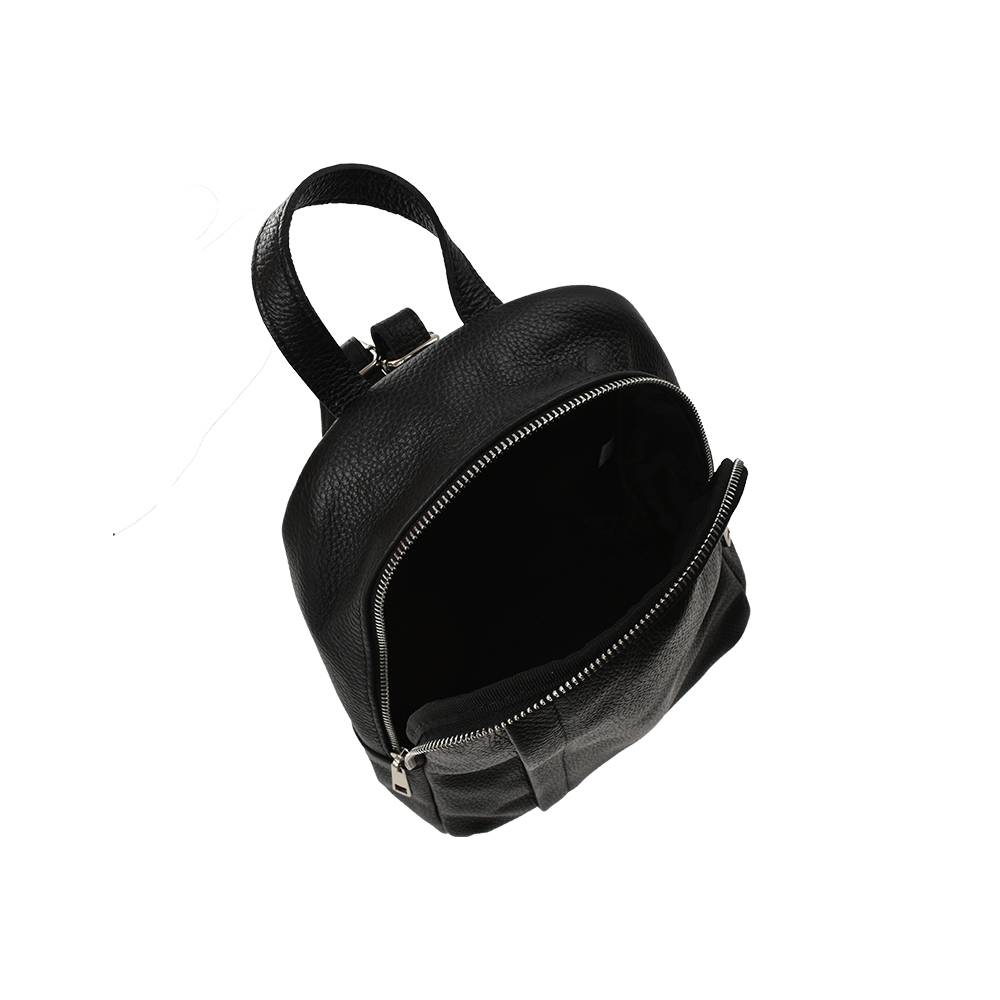 Rucsac dama din piele naturala Antonia Moretti AM1347, Negru, #4, Bagsy