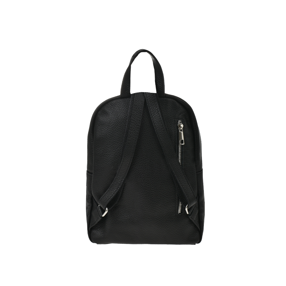 Rucsac dama din piele naturala Antonia Moretti AM1347, Negru, #3, Bagsy