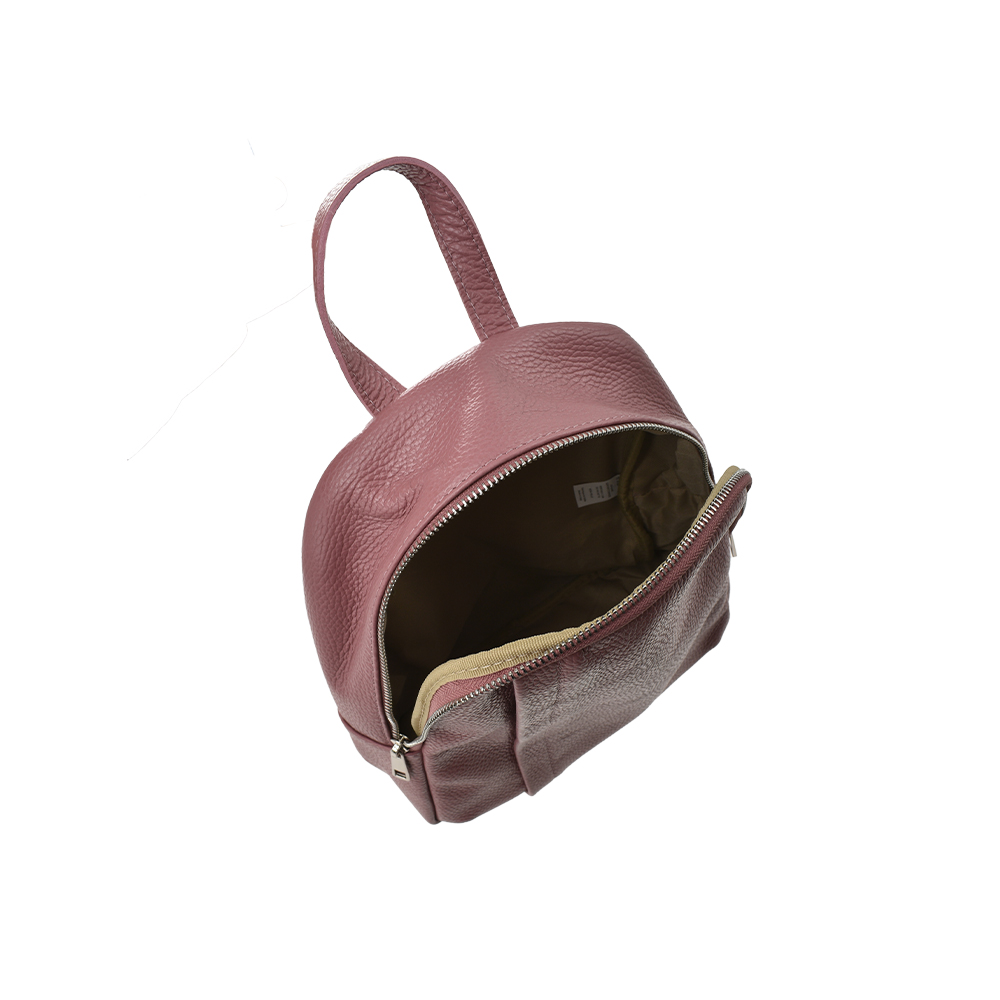 Rucsac dama din piele naturala Antonia Moretti AM1347, Lila, #4, Bagsy