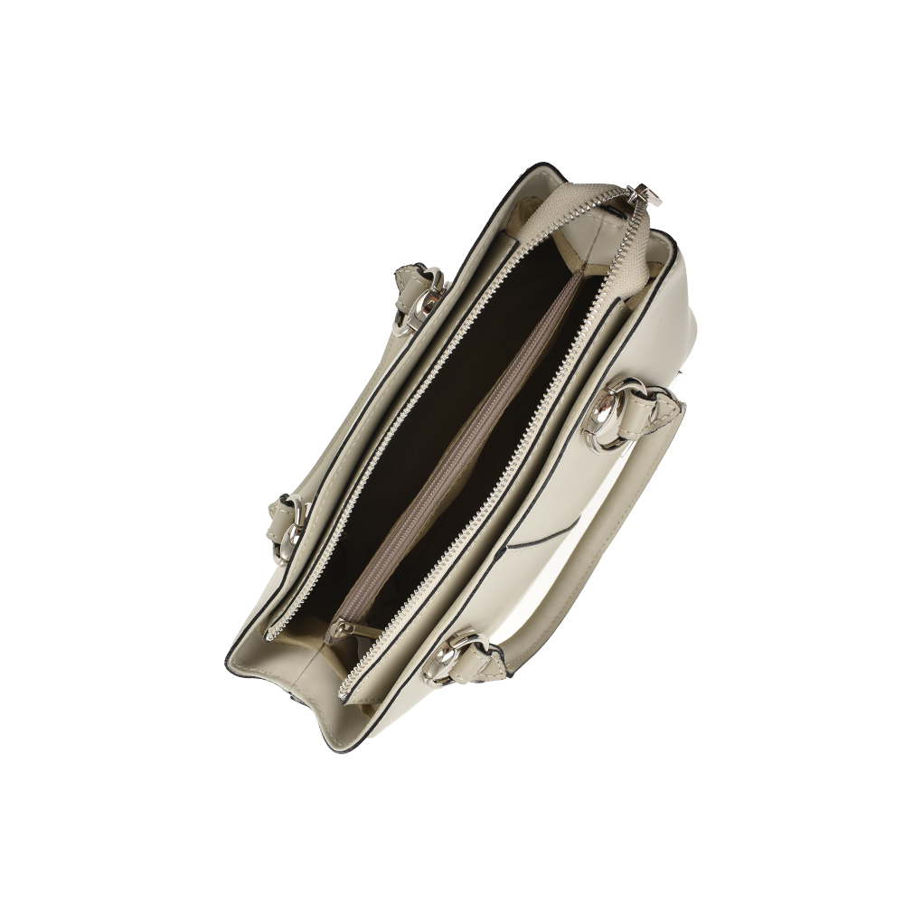 Geanta de mana din piele naturala Antonia Moretti AM1348, Bej, #4, Bagsy