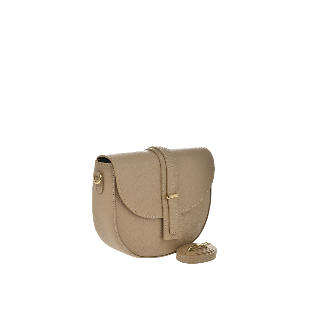 Geanta de umar din piele naturala Antonia Moretti AM1349, Grej, #2, Bagsy